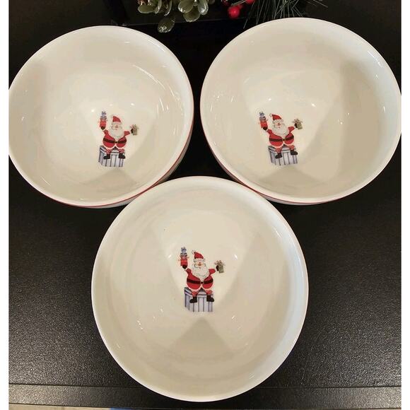 Set Of Christmas Appetizer Bowls 3 Pieces - Picture 1 of 4